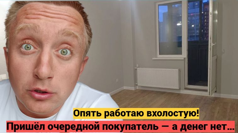 Продажа квартиры у метро Девяткино. Кризис на лицо, у людей нет денег.