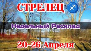 СТРЕЛЕЦ♐ Недельный расклад 20-26 АПРЕЛЯ /Таро Прогноз/Сферы жизни
