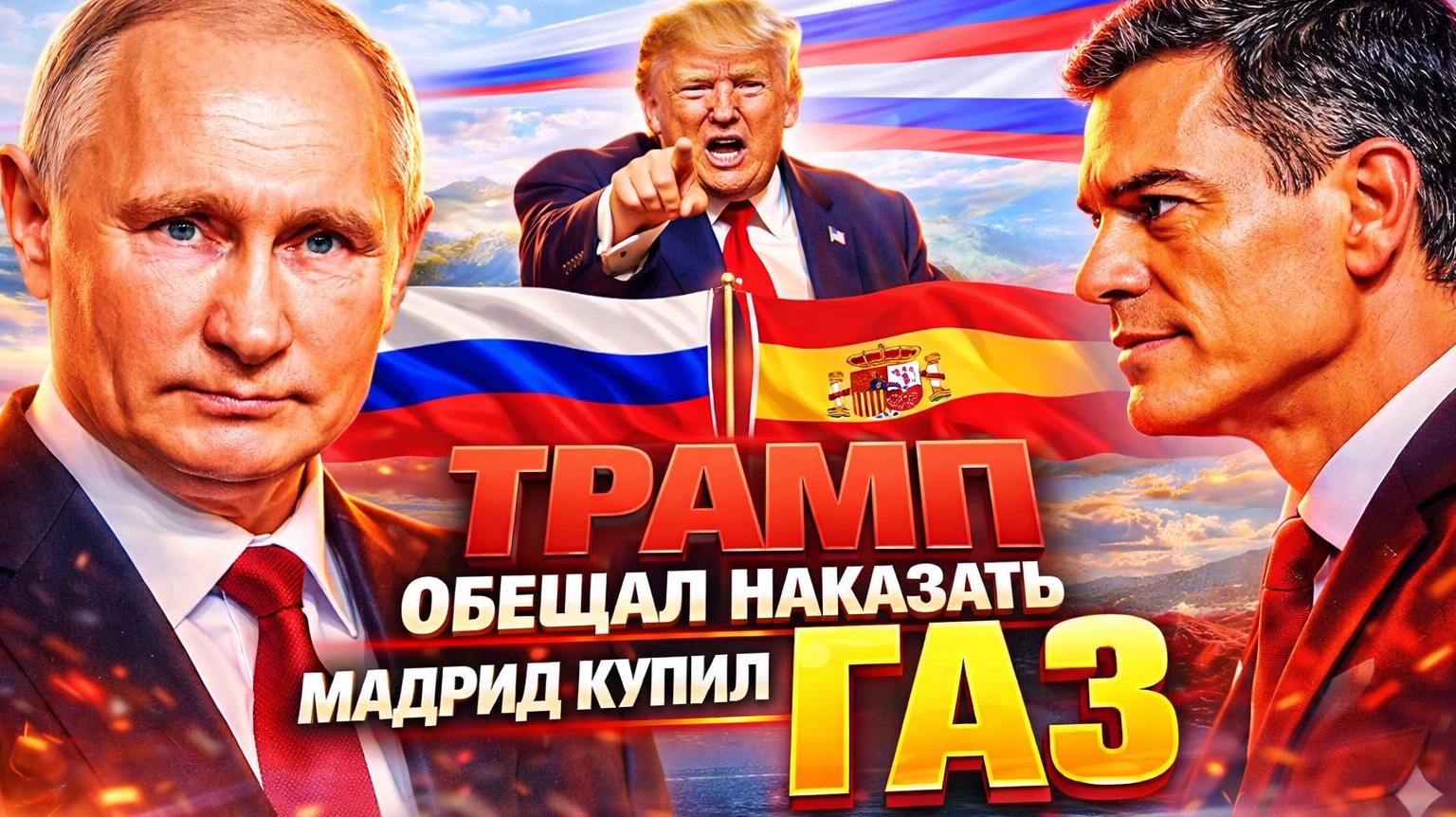 ТРАМП «ОБЕЩАЛ НАКАЗАТЬ!» — МАДРИД КУПИЛ ЕЩЁ ГАЗА У РОССИИ!
