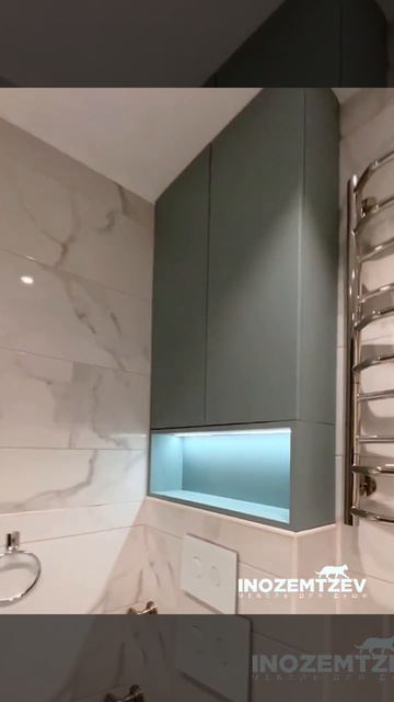 Подборка шкафов над инсталляцией