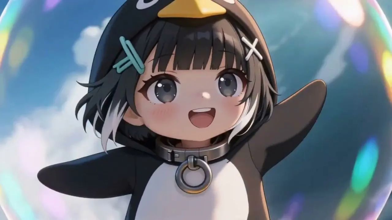 Не позволяйте этому маленькому пингвину заниматься серфингом! 🐧🚫