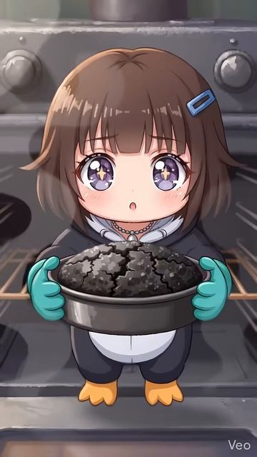 Пингвиненок Гугу Гага печет праздничный торт ｜ Трогательная история о Чиби