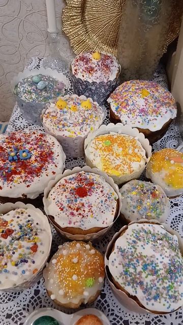 Куличи на английском.