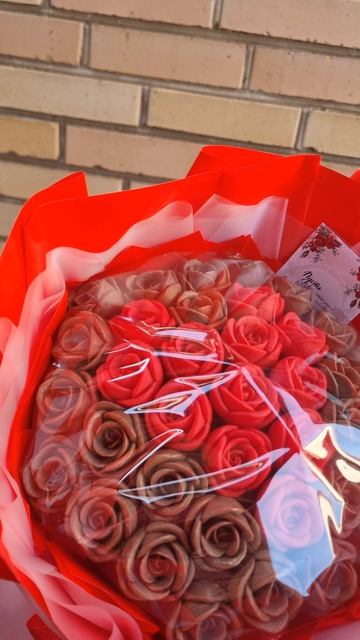 шоколадные розы