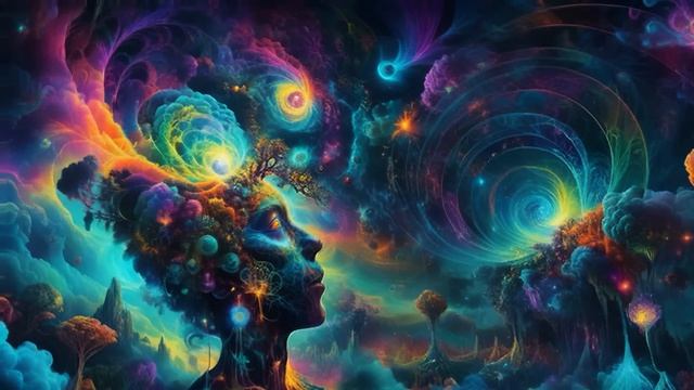 Psychedelic Trance — Violet Dreams Mix 2026 (AI Space Visualization)