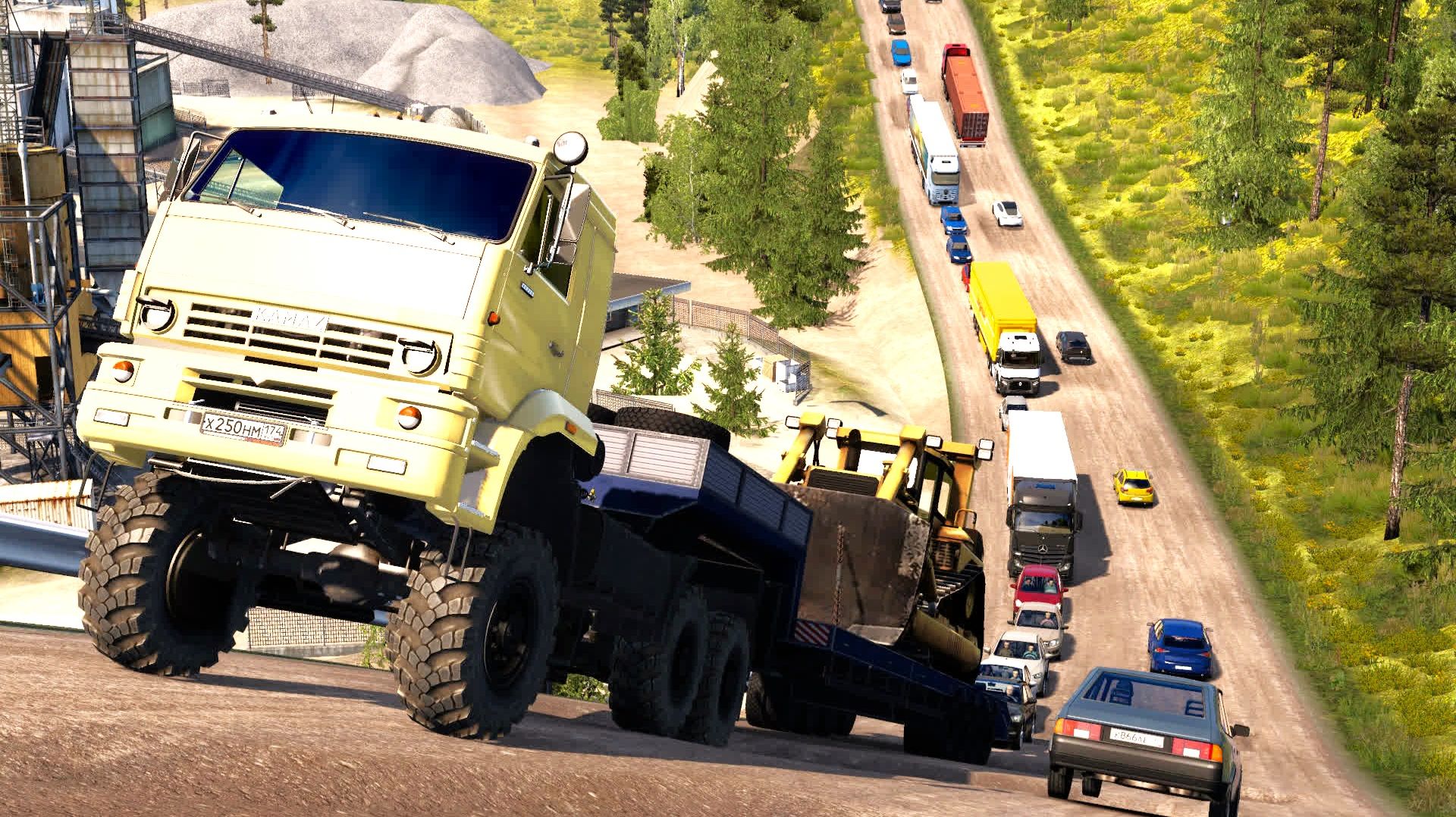 630 / ETS2 1.53 / Суровая Россия Забайкалье 