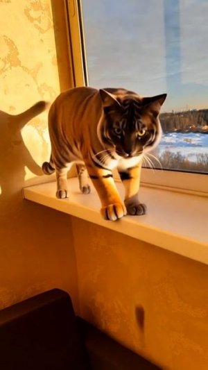 как мой кот превращается в тигра