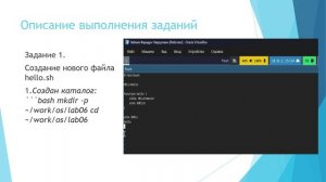 Скринкаст защиты презентации по лабораторной работе №10