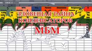 Так всетаки какая же емкость в конденсаторах МБМ?