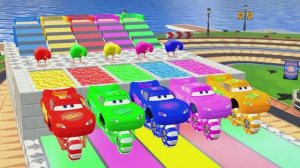 МУЛЬТИКИ ПРО ЖИВОТНЫХ 🐘 Слон Горилла Тигр и Бегемот на Водной Горке 🌊 ВЕСЕЛЫЕ ПРИКЛЮЧЕНИЯ 3Д