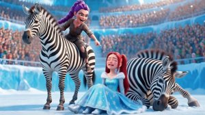 Семья Руби против Золотой семьи: РУМИ выигрывает чемпионат по гонкам на зебрах — KPOP Demon Hunters