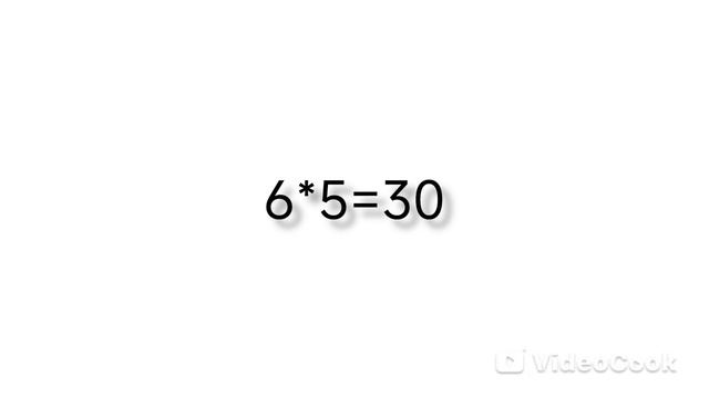 таблица умножения на 6