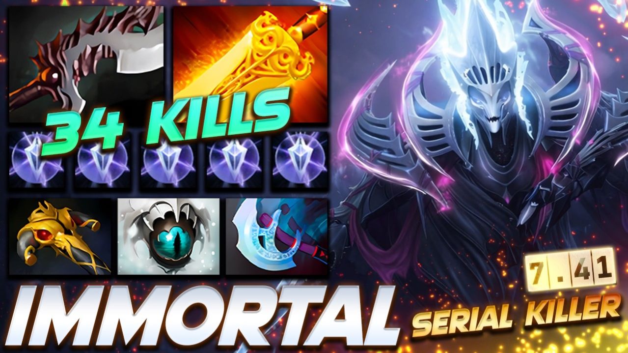 Spectre SERIAL KILLER 34 FRAGS — профессиональный геймплей в Dota 2 [Смотри и учись]