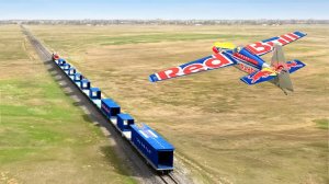Посадка Самолета И Взлет С Движущегося Поезда (РедБулл | RedBull)