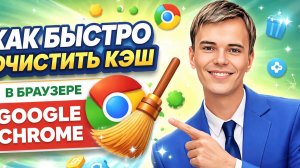 Как ОЧИСТИТЬ КЭШ в Chrome за 1 минуту — ПУТЕШЕСТВИЕ в мир быстрого Интернета!