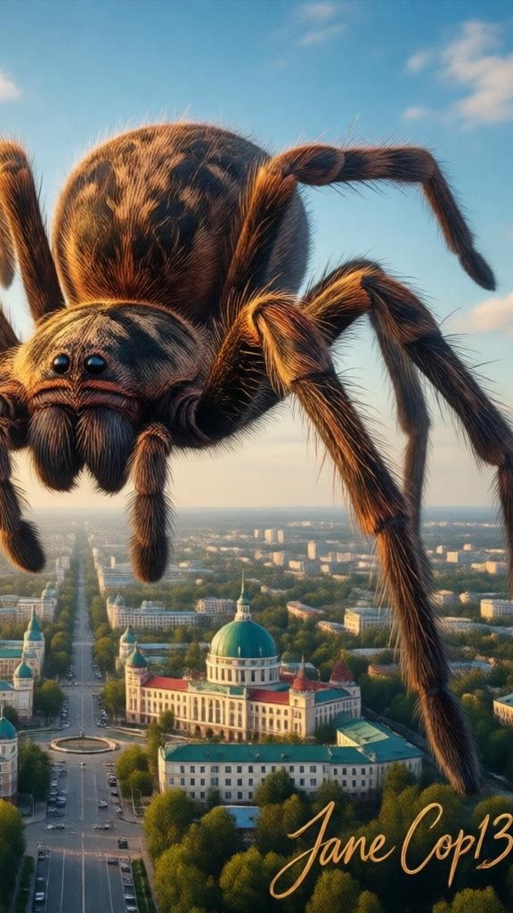Гигантский паук в Калуге