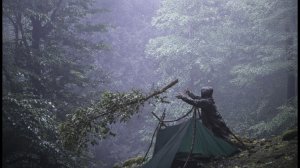 Самая страшная буря, с которой приходилось сталкиваться в одиночку / Одиночный поход в сильный дождь