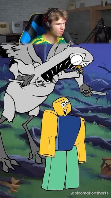 Баран Спас Нубика в Роблокс! 😱🐏 #shorts #шортс #roblox #роблокс #прикол #мем #приколы #реакция #ме