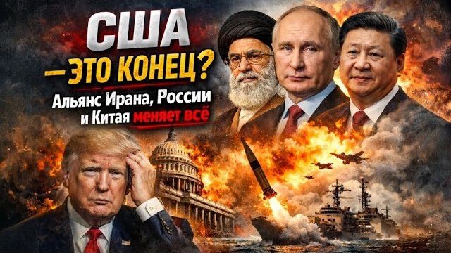 США — ЭТО КОНЕЦ? Альянс Ирана, России и Китая меняет всё → 👤 #ГолосБезМаски_