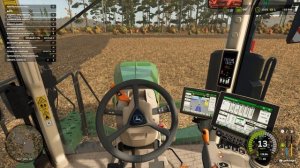 Работаю с культиватором Vadestad 1425 на тракторе Djihn Deere 8RT 370 в Farming Simulator 25