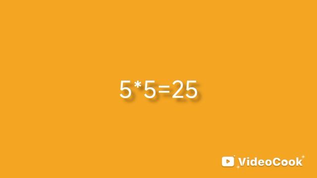 таблица умножения на 5