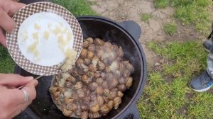 Готовим на праздник улитки в каане!