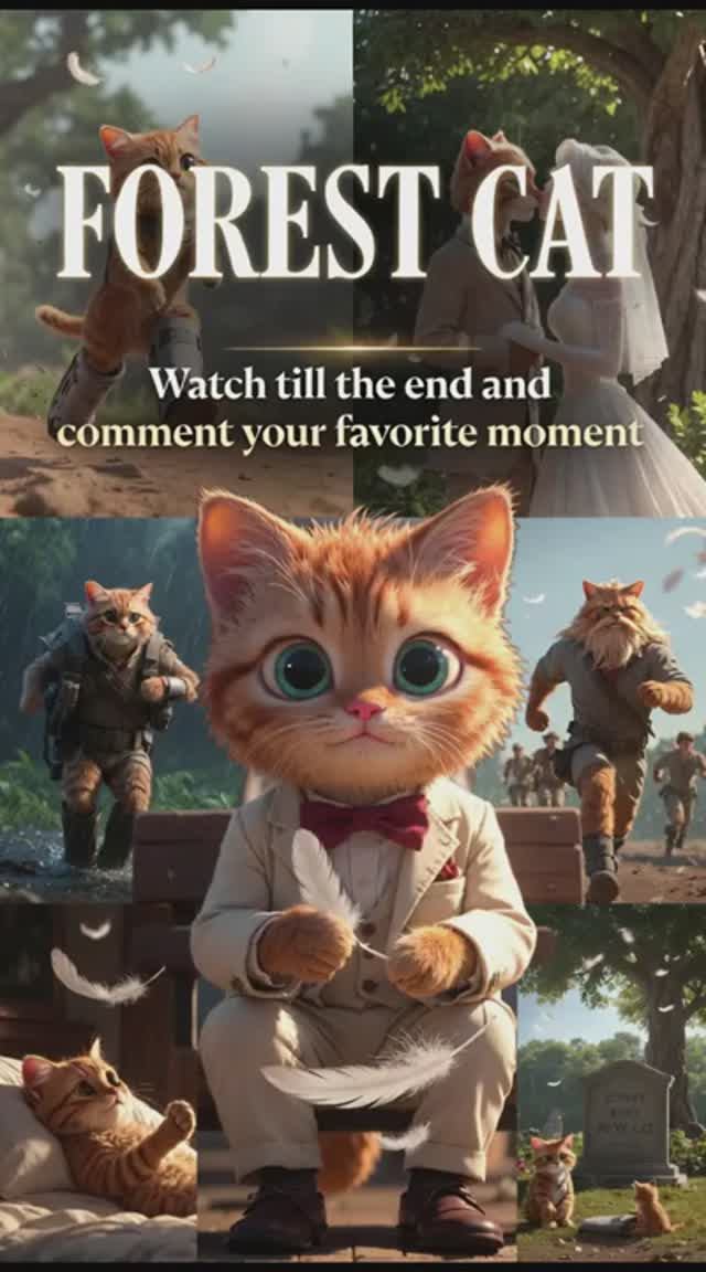 Был Форест Гамп, стал Форест Кот!