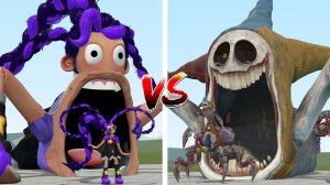 НОВЫЙ ПРОТОТИП МОРСКОЙ МОНСТР ПРОТИВ МОРСКОГО МОНСТРА ЛИЛИ ЛАВБРЕЙДС POPPY PLAYTIME 5 в Garry's Mod