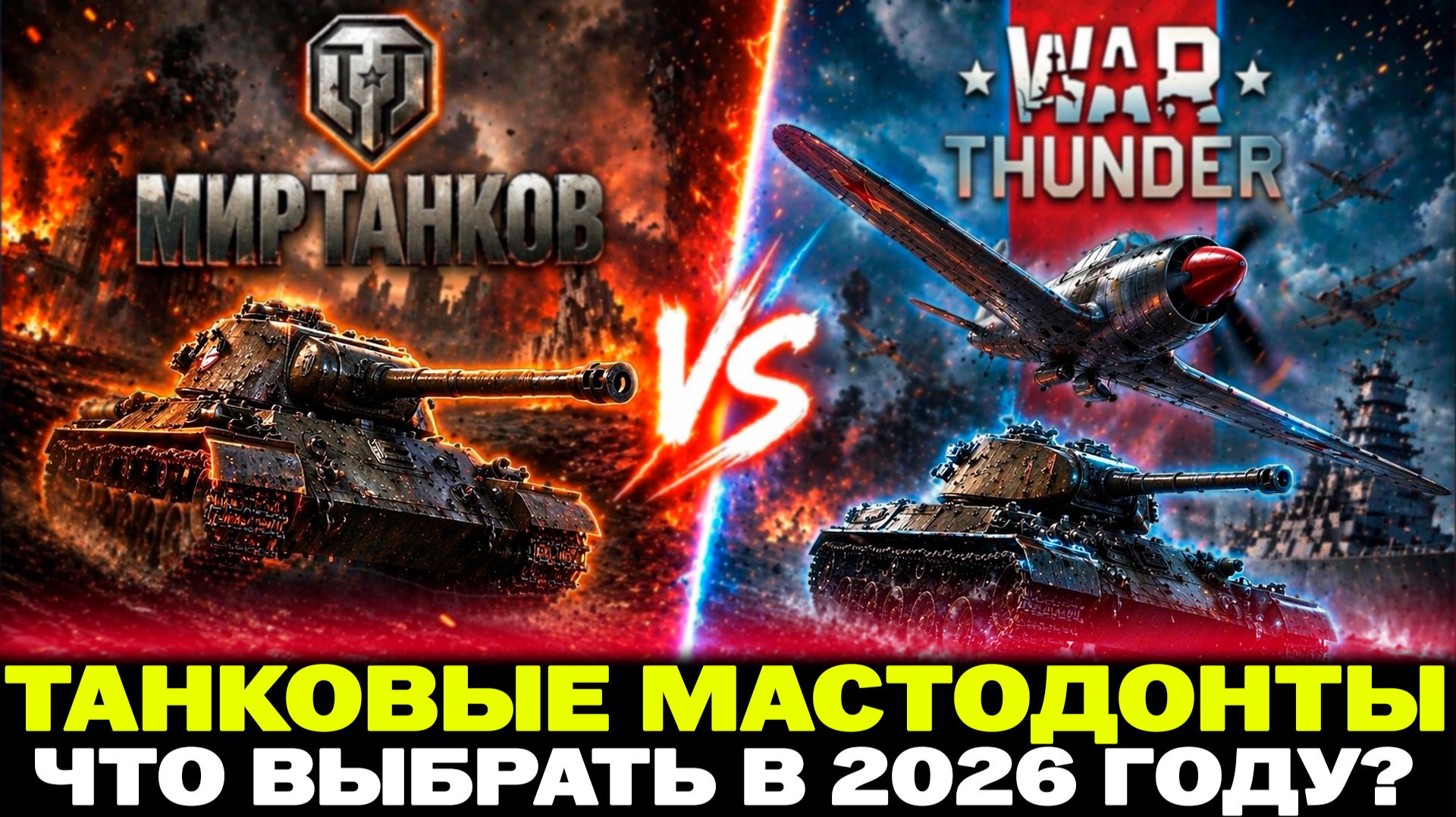 Мир танков или War Thunder | Честное сравнение двух танковых мастодонтов!