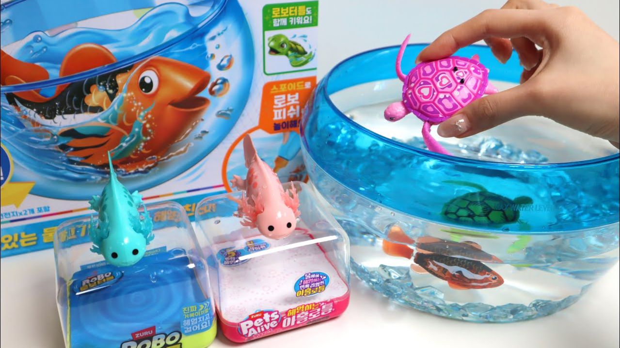 Игры для детей и распаковка! Игровой набор для аквариума! Мультики для детей. Мультики смотреть