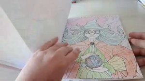 Все мои раскраски и раскрашенные работы Часть 2