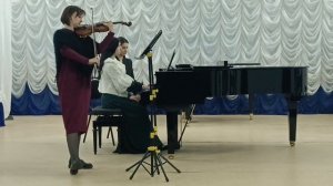В. Шер «Концертная пьеса» для скрипки и фортепиано