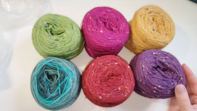 Моя вязальная неделя/И конечно новая пряжа