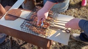 рыбка на мангале