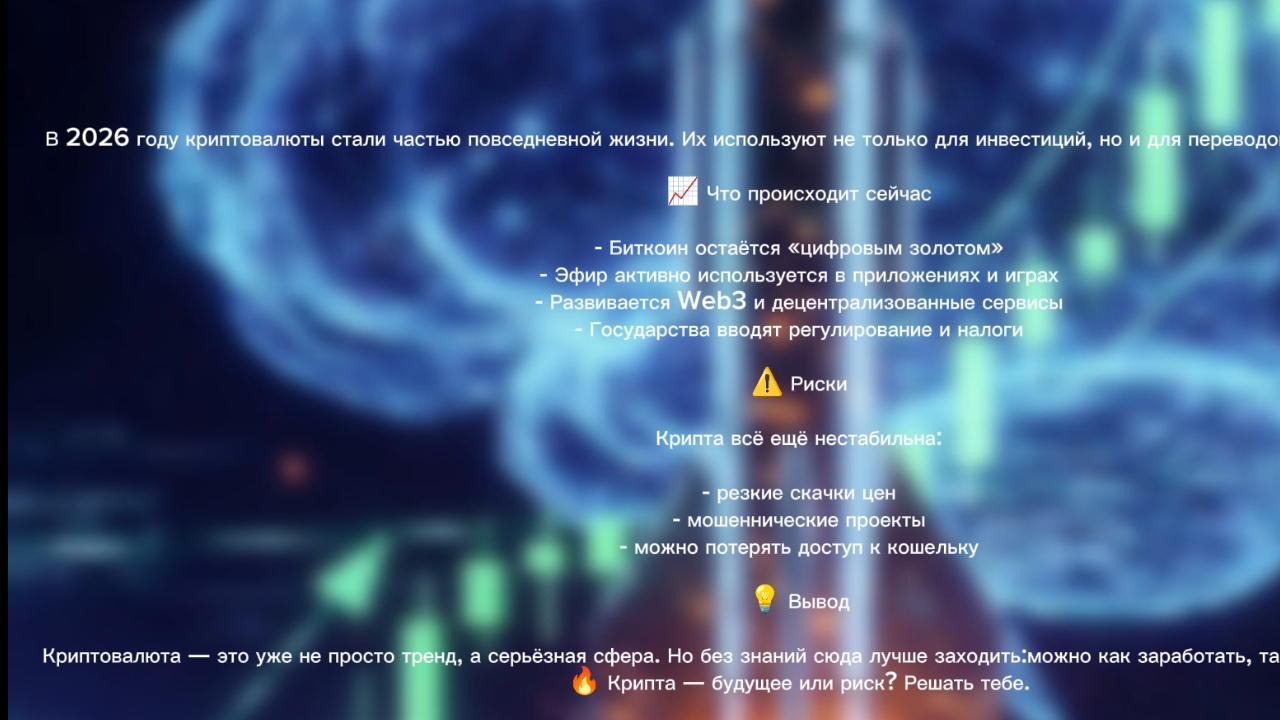ЧТО С КРИПТОЙ🪙 В 2026 ГОДУ СЕЙЧАС ?🔥