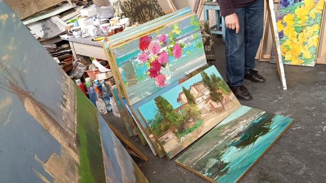 ЭКСКУРСИЯ В МАСТЕРСКУЮ К ХУДОЖНИКУ СЕРГЕЮ ФОРОСТОВСКОМУ С ЕЛЕНОЙ ФИЛИМОНОВОЙ