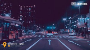Seoul Night Drive - Late Night Psychedelic Funk Ambient × 90s R&B ｜ Relax ⧸ Sleep ⧸ Study ｜ 서울 드라이브-