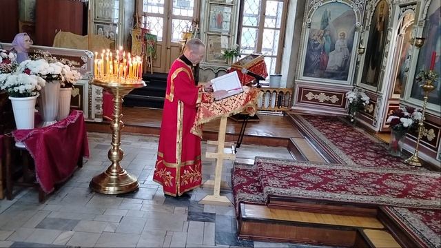 Деяний Святых апостол чтение Свято Вознесенский храм Сыктывкар