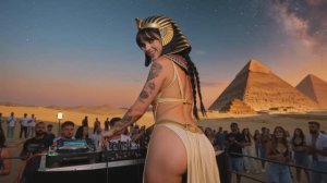 Hypnotic Dark House Set at the Great Pyramids
