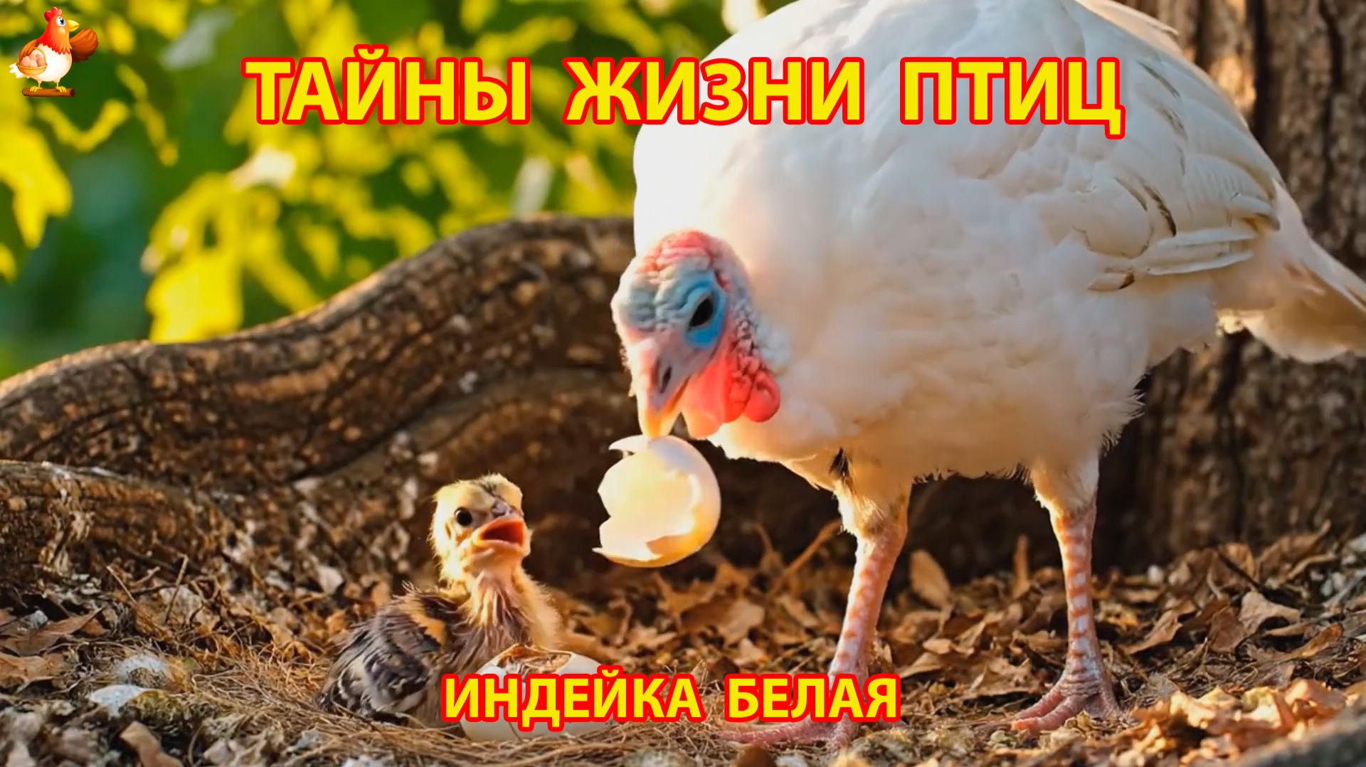 Тайны жизни птиц в природе – Индейка белая