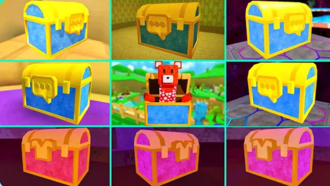 Поиск красных и синих сундуков/Super Bear Adventure🐻🔥