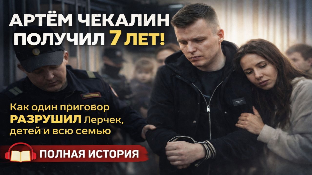АРТЁМ ЧЕКАЛИН ПОЛУЧИЛ 7 ЛЕТ! Как один приговор РАЗРУШИЛ Лерчек, детей и всю семью — ПОЛНАЯ ИСТОРИЯ