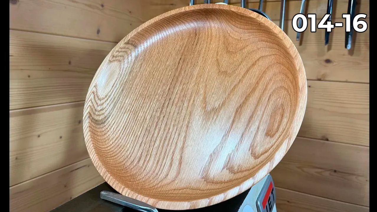 Мастер класс токарных работ Большая тарелка из дерева Токарка по дереву своими руками для начинающих