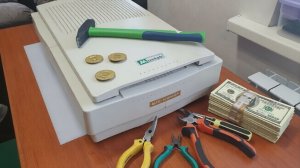 Разбор сканера Mustek на медь и драгметаллы ✔импортные КМ конденсаторы и чипы