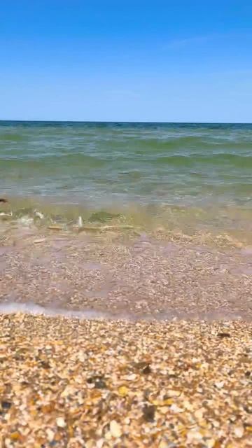 Шум прибоя.Азовское море.