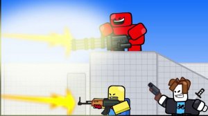 МИНИ АМОНГУС vs Персонажей ROBLOX Rivals