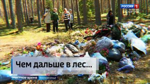 ГТРК СЛАВИЯ Несанкционированная свалка в боровичском лесу 19.04.26