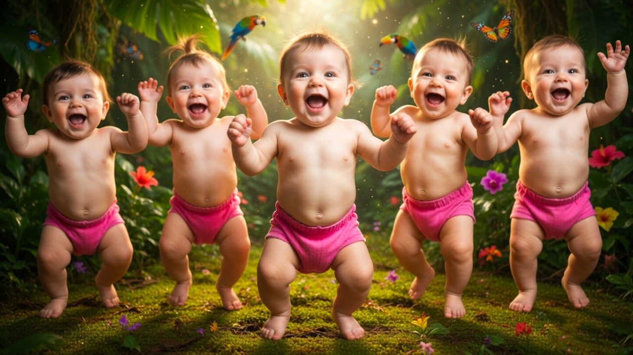 Dudi Dudi Dam Dam Самые милые дети танцуют 40 минут