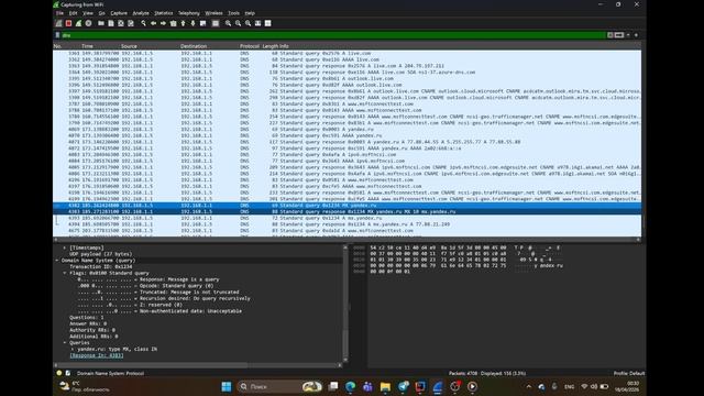 Демонстрация работы домашнего задания 3 по компьютерным сетям