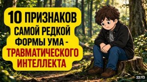 Психология людей с травматическим интеллектом (самый редкий вид ума)